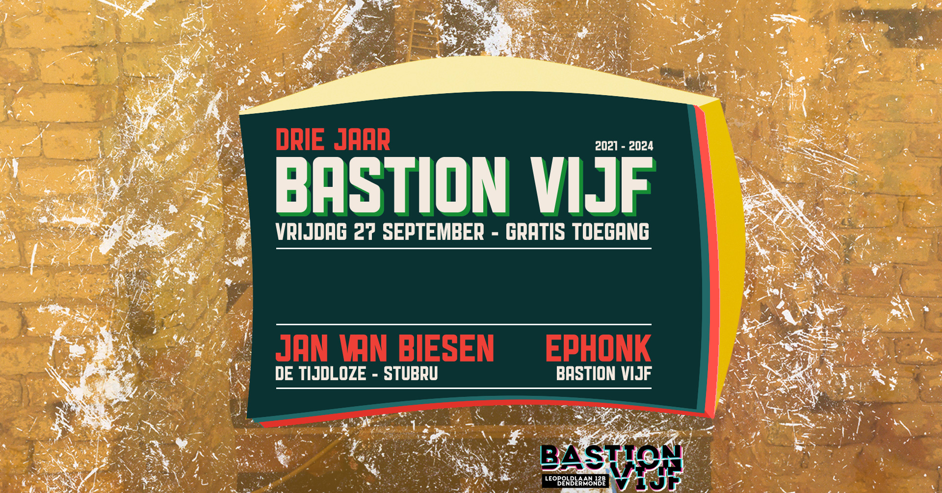 3 jaar Bastion: Jan Van Biesen x Ephonk