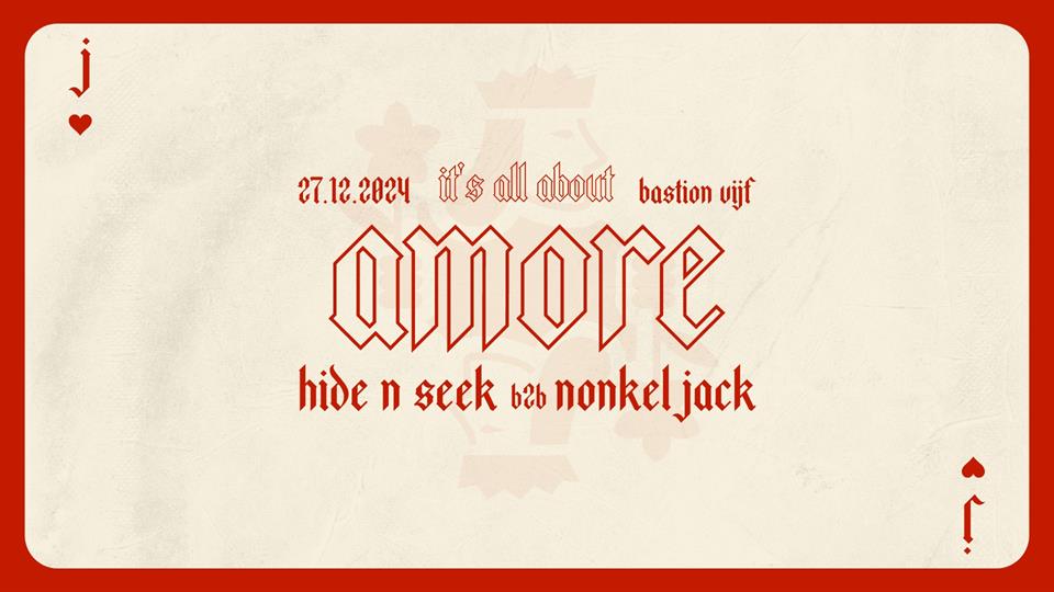 Bar night: Amore w/ Nonkel Jack & Hide n Seek