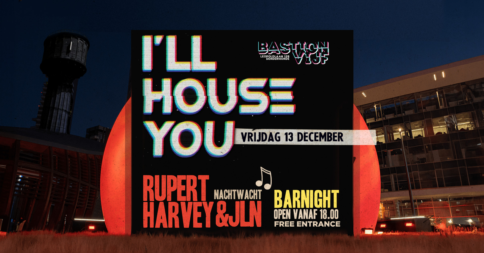 Bar night: I’ll house you w/ Rupert Harvey & JLN