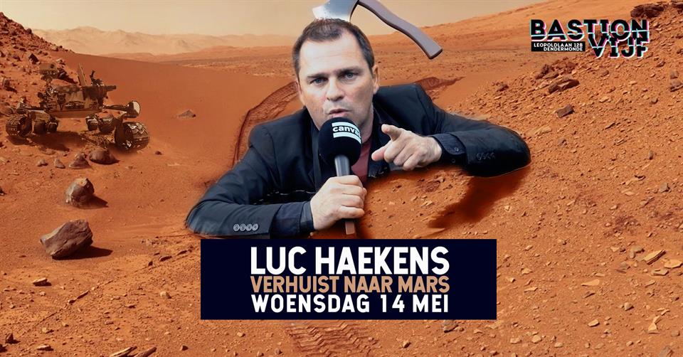 Luc Haekens verhuist naar Mars